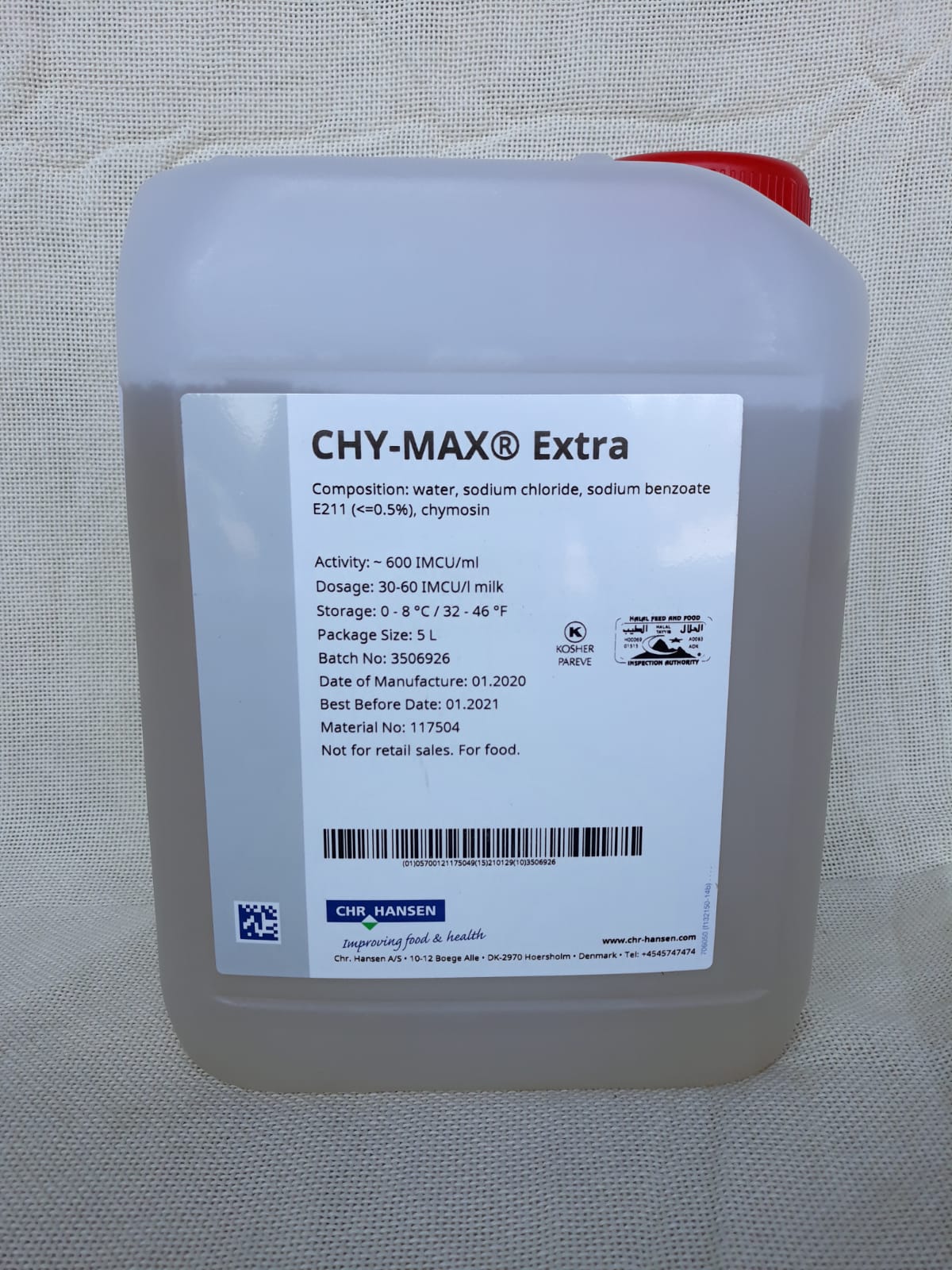 CHR HANSEN FERMENTE MAYA  (CHYMAX EXTRA)