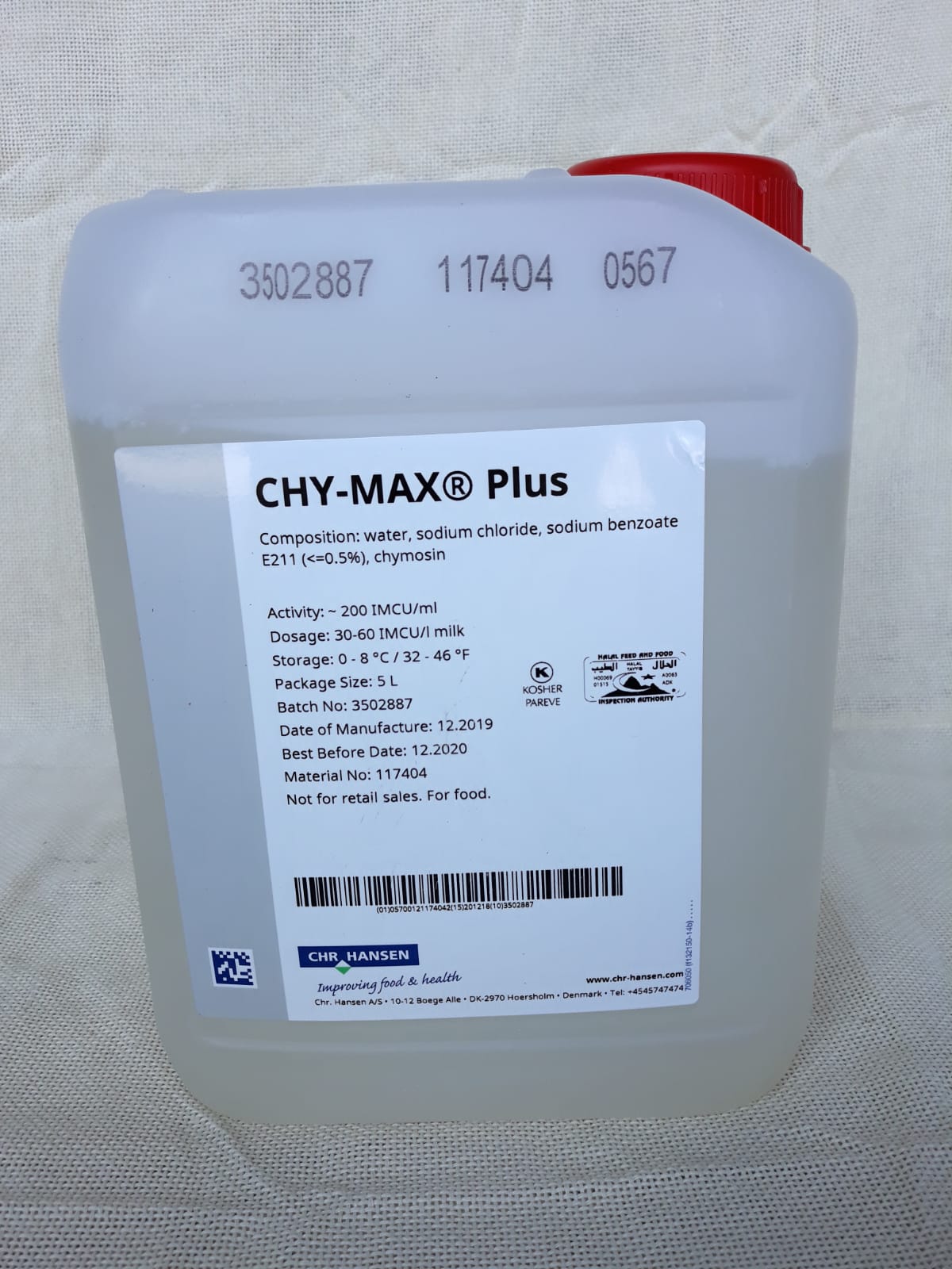CHR HANSEN FERMENTE MAYA  (CHYMAX PLUS)